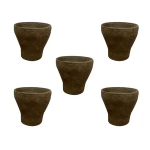 Eco-Friendly Plant Pulp Flower Pot Paper Flower Pot Supplier