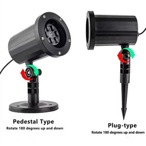 Aopu 4*1W RGBW hoặc trắng không thấm nước ngoài trời thắp sáng giáng sinh bông tuyết chiếu ánh sáng - Product Image 4