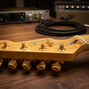 Paire de guitares électriques K35BB Arbres à cordes dorées Pièces et accessoires de guitare fabriqués en Corée - Product Image 2