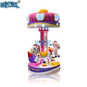 Thương Mại Trẻ Em Carousel Ride Với LED Âm Nhạc Coin Vận Hành Trò Chơi Merry <span class=keywords><strong>Go</strong></span> Vòng 3 Carousel Horse - Product Image 5
