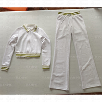 Ensembles de survêtements pour femmes, nouveau design, ensemble jogging personnalisé, veste zippée et pantalon de survêtement, ensembles deux pièces, fabricants de vêtements à marque privée pour femmes