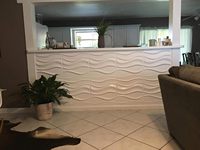 MOI Deco Panneaux muraux décoratifs 3D en PVC imperméable à l'eau Panneau mural sans colle pour la redécoration des murs intérieurs
