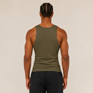 Camiseta sin Mangas de Alto Rendimiento para Hombre con Material Elástico Cómodo para Entrenamiento en el Gimnasio y Sesiones de Running - Product Image 2