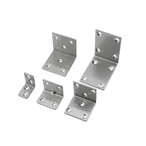 Soportes de esquina en forma de L de acero inoxidable Hardibosi de 32x32x20 mm a 71x71x49 mm para conectores de muebles - Product Image 5