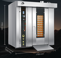 Four rotatif à air chaud professionnel pour boulangerie, gaz et électrique, idéal pour la cuisson du pain en restaurant - Prix compétitif