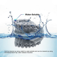 Résine d'impression 3D de type ABS lavable à l'eau, facile à nettoyer, résine 3D haute précision, résine pour modèle dentaire
