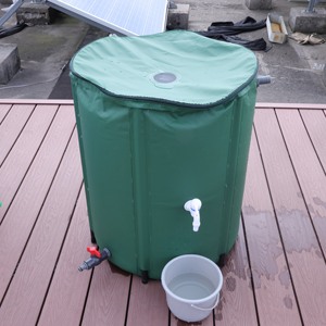 Réservoir de pluie en plastique sécurisé 200L, poche à eau pliable pour la collecte d'eau en extérieur - Product Image 3