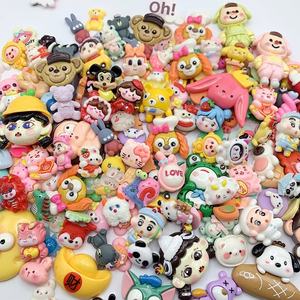 الأكثر مبيعًا إكسسوارات راتنج كرتونية بنمط مختلط لمقاطع الشعر ذاتية الصنع إكسسوارات راتنج غراء كريمي - Product Image 3