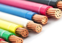Cable de Construcción THHN 14AWG 12AWG 10AWG 600V, Cobre Trenzado, Aislamiento de PVC con Cubierta de Nylon, 1 Núcleo, Alimentación Industrial para Conducto