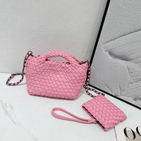 Sacs Hobo Tissés en PU Souple pour Femmes – Sacs à Bandoulière Décontractés et Mignons pour Dames – Sacs à Main de Luxe Bandoulière Tendance – Vente Chaude