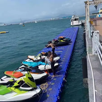Modulaire HDPE Jet Ski Dock Flottant Cube Bouée pour Utilisation en Mer-pour la Pêche Ponton Yacht Dragon Boat Motorboat avec Piston Partie