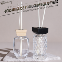 Bouteilles de diffuseur de parfum personnalisées en usine, 50 ml, 300 ml, vides, écologiques, durables, avec bouchon en bois, couleur et logo personnalisés