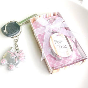 هدايا جديدة لحفل الطفل باللون الوردي/الأزرق تصميم عربة أطفال هدية عيد الميلاد في التعميد - Product Image 6