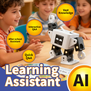Robot intelligent programmable par IA avec fonction de chat vocal, apprentissage interactif, chant et danse, jouet électronique en plastique pour les 8-13 ans - Product Image 3