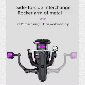Moulinet de pêche entièrement en métal série <span class=keywords><strong>HP</strong></span> moulinet spinning avec système d'engrenage de précision rapport haute vitesse anti-dérapant équipement de pêche durable - Product Image 4