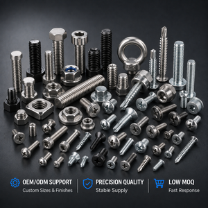 <span class=keywords><strong>Vis</strong></span> autoperceuses à tête hexagonale pour cloisons sèches en bois, en acier inoxydable, titane et zinc, pour meubles, 2026 J&P OEM - Product Image 1