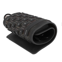 Housse de clavier en silicone 85 touches USB 2.0 souple pour ordinateur portable et de bureau, vert, étanche, personnalisable, blanc, bleu, résistant à l'eau, lavable