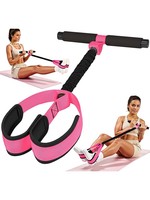 Entrenador Abdominal, Equipo de Entrenamiento para Abdominales, Expansor de Fisicoculturismo, Entrenador de Cuerpo Completo, Cuerda Elástica de Látex para Ejercicios en Casa, Ejercitador de Piernas