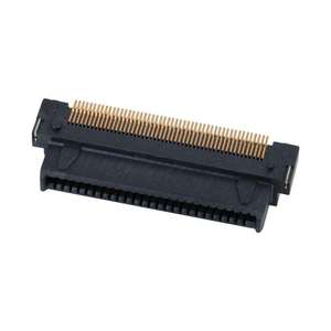 Conectores Nuevos Rcpt BTB, Conector de 0.635mm R/A SMT de Doble Fila FPC de 50 Pines - Product Image 1