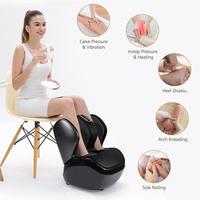 Machine de massage de jambe de pied de vibration avec la compression d'air de thérapie de pétrissage profonde de chaleur apaisante pour améliorer la circulation sanguine