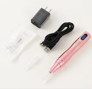 OEM Digital Wireless Cordless Semi Rotary Nano Microshading Tattoo Gun F2 Microblading Eyebrow Pen Machine
