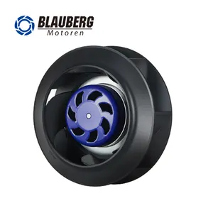 Blauberg 115v 133mm ventilateur centrifuge industriel moteur à rotor externe ventilateurs en aluminium mini ventilateur ventilateur ec moteur de ventilateur