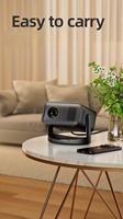 Projecteur 4K pour jeux vidéo, home cinéma, extérieur, portable, intelligent, Android 11, WIFI6, compatible 3D, HIFI STEREO