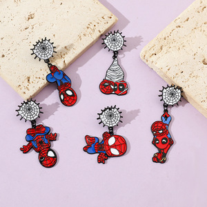 Pin de Solapa y Emblema de Metal Plateado de Spider-<span class=keywords><strong>Man</strong></span>, el Superhéroe, para Exhibiciones de Cómics, Ropa y Bolsos - ¡Venta Caliente! - Product Image 2
