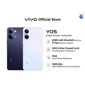 VIVO Y05 4G 6.74 120Hz 8MP 4/128GB Unisoc T7225 6500mAh Por FedEx - Product Image 2
