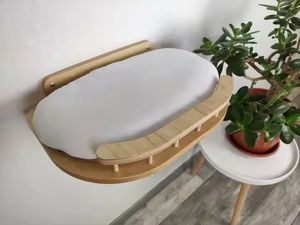 Venta al por mayor nuevo diseño de madera gato saltando gimnasio pasos gato de madera pared pasos gato pared muebles mascota pared cama hogar - Product Image 3