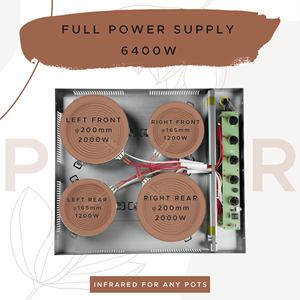 Cocina eléctrica de 60cm de alta calidad, cocina infrarroja, cocina de cerámica integrada de 2 quemadores - Product Image 5