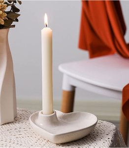 Suporte de Incenso de Cerâmica para Palo Santo e Sálvia Branca com Bastões de Madeira e Cones, Forma Redonda, Uso Aromático, Bandeja para Velas - Product Image 2