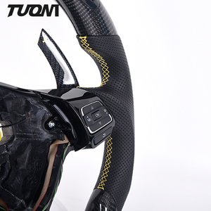 Volante Deportivo de Fibra de Carbono Personalizado TUONI de Alta Calidad con 3/4 Radios para Golf 6 - Product Image 3