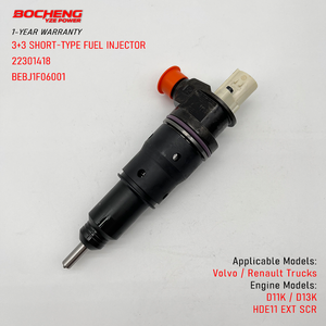 หัวฉีดน้ำมันเชื้อเพลิงคอมมอนเรล รุ่นพรีเมียม 22301418 BEBJ1F06001 หัวฉีดสมาร์ท F2E รุ่น BEBJ1F06101 สำหรับอะไหล่รถบรรทุกวอลโว่และเรโนลต์ - Product Image 1
