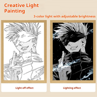 Cadeau pour les fans d'anime, cadeau pour adolescents, accessoires d'anime, cadeau d'anime personnalisé, veilleuse personnalisée, boîte à lumière personnalisée, boîte à lumière avec logo