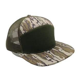 قبعة قطنية ذات <span class=keywords><strong>7</strong></span> ألواح عالية الجودة من شبكة gorraas Trucker ، قبعة Snapback فارغة - Product Image 3