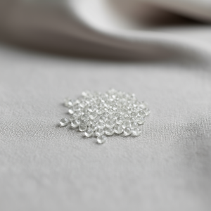 Perline Ilan Abalorios 8mm Trasparenti Bianche Sfaccettate a Rondella 15g Perline per Abbigliamento - Product Image 3