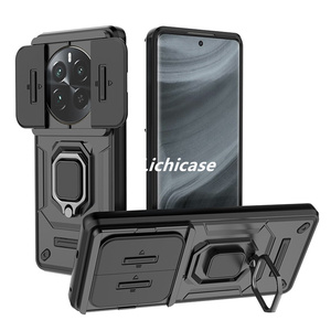 Lichicase Giá đỡ Vòng Kim Loại xoay 360 độ vỏ điện thoại di động chống sốc cho realme 12 Pro Plus Ốp điện thoại mua số lượng lớn - Product Image 3