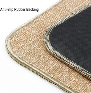 Alfombra de cocina de lino de microfibra antideslizante de diseño personalizado Alfombra de puerta lavable con patrón 3D Alfombras y alfombras antideslizantes para la venta - Product Image 6