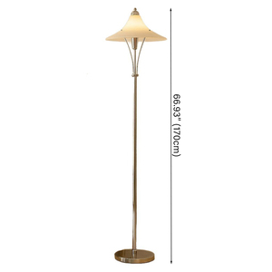 Lampe <span class=keywords><strong>sur</strong></span> pied Magnolia rétro moderne <span class=keywords><strong>en</strong></span> gros <span class=keywords><strong>en</strong></span> <span class=keywords><strong>ligne</strong></span>, style europé<span class=keywords><strong>en</strong></span> mi-siècle, <span class=keywords><strong>en</strong></span> acrylique blanc pour chambres et bureaux - Product Image 2