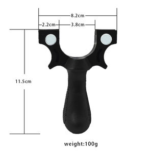 Schwarze Harz-Schleuder für die Jagd im Freien mit Laser-Visier - Product Image 3
