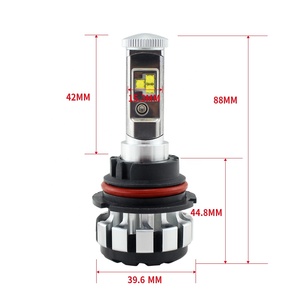 80W T1S phare H1 H3 H7 H8 H9 H10 H11 9005 9006 880 lointaine et proche de faisceau h4 H13 9004 9007 A MENÉ LE phare de voiture - Product Image 6