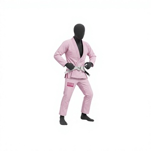 Uniforme de Karate Personalizado con Diseño de Ondas de Perla, Opción de Logotipo Frontal, 100% Algodón, Transpirable, Ligero, Fusión sin Costuras, para Entrenamiento - Product Image 2