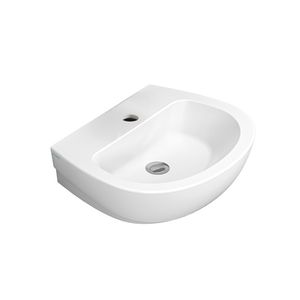 Lavabo de Sobremesa DemY con un Solo Orificio, 55 cm de Largo, 46 cm de Ancho, 14 cm de Alto - Product Image 1
