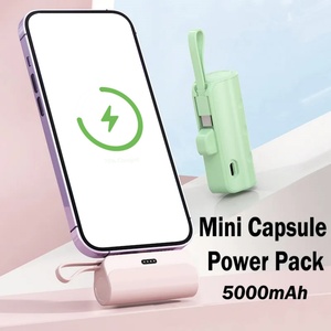 M-Queen Best-seller : Mini Power Bank Capsule 5000 mAh avec chargeur intégré, batterie externe portable rechargeable DIY - Product Image 5