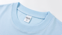 T-shirt personnalisé respirant en coton double fil 260G, coupe épaules tombantes, taille européenne, pour adolescent, idéal pour la création de tendances aux couleurs vives et éclatantes.