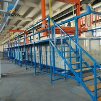 Machine de placage au nickel et au chrome, machine d'anodisation pour l'aluminium, machine de placage à l'or, électrolyse