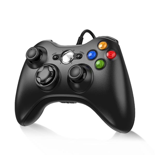 Black Mini Vibration Motor Joystick Wired/Wireless for Xbox 360 Game Controller for PC P3 Android Miniaturized Game Controller