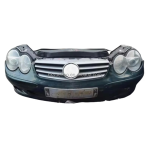 คุณภาพสูง เหมาะสำหรับ Mercedes-Benz SL R230 SL300/SL500/SL550 Sport Edition กันชนหน้าสีดำ อุปกรณ์ตกแต่ง A2308800005 - Product Image 2