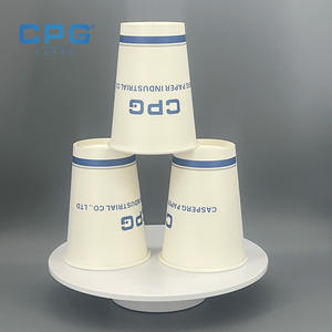 Gobelets en papier jetables personnalisés OEM en gros, résistants à la chaleur, pour boissons chaudes, 12oz 16oz, à double paroi, avec revêtement PLA et couvercles - Product Image 1